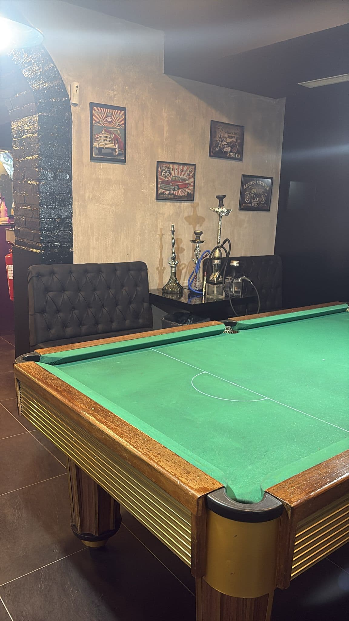 Bilhar e chicha no O Pacio - lounge bar em Leiria